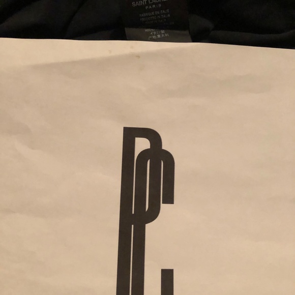 Saint Laurent "Blood Luster Vampire Lips" T-Shirt - Picture 5 of 8